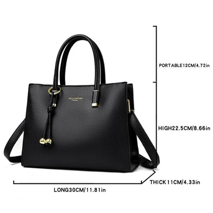 Genuine Brand Top Quality Leather Shoulder Crossbody Bags for Women Luxury Handbags Women Bags Designer Large Capacity Tote Bag