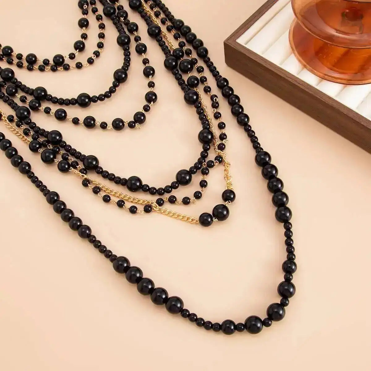 KunJoe Luxury Multilayer Imitation Pearl Long Tassel Necklace for Women Bridal Elegant Pendant Sweater Chain Wedding Jewelry New