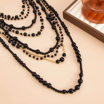 KunJoe Luxury Multilayer Imitation Pearl Long Tassel Necklace for Women Bridal Elegant Pendant Sweater Chain Wedding Jewelry New