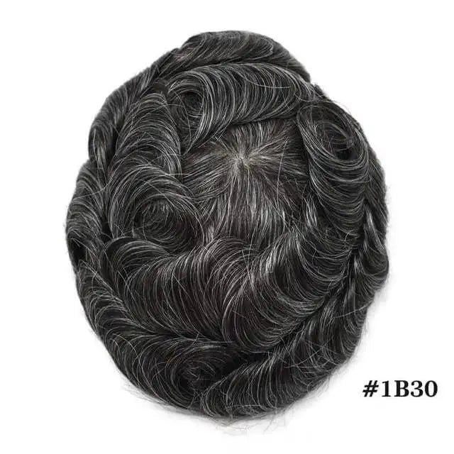 Swiss Lace Front Men Toupee Real Human Hair Wigs Lace PU Men's Capillary Prosthesis Durable Man Wig Natural Human System Toppers