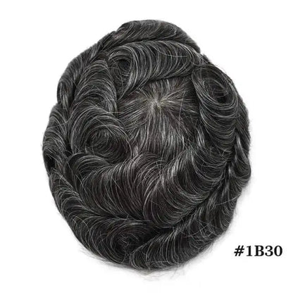 Swiss Lace Front Men Toupee Real Human Hair Wigs Lace PU Men's Capillary Prosthesis Durable Man Wig Natural Human System Toppers