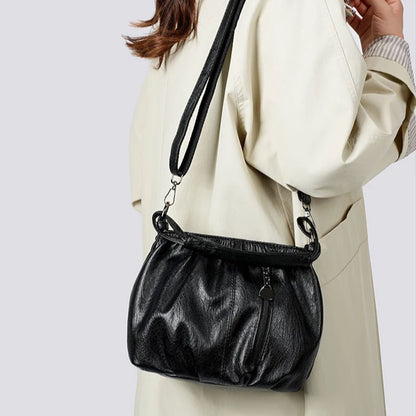 Casual Leather Shoulder Bags for Women's Luxury Handbags Designer Crossbody Messenger Bag Shell Vintage Handbag Tote