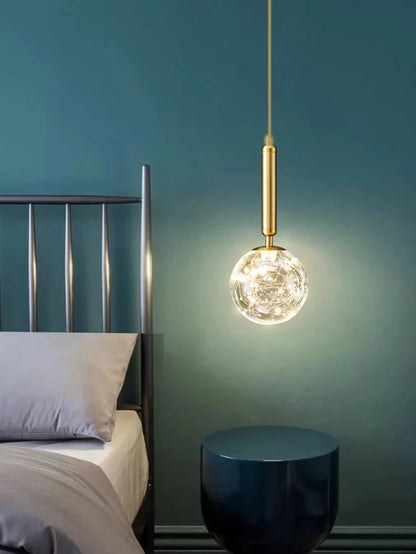 1 PC Modern Home Decor LED Lights Bedroom Lamp Bedside Pendant Light Lamps LED Chandeliers Hanging Light Indoor Lighting