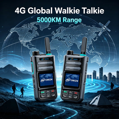 OMIZN Walkie Talkie POC 5000 Kilometers 4G Global Signal Radio Camping Professional Walkie Talkies Unlimited Distance Calling A3