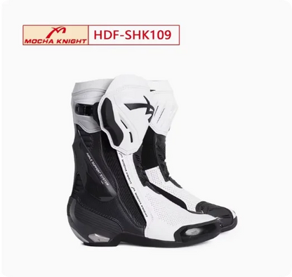 Riding Boots, Motorcycles, All Season Waterproof Riding Shoes, Off-Road Competitive Track Motorcycles, Men's and Women's Styles