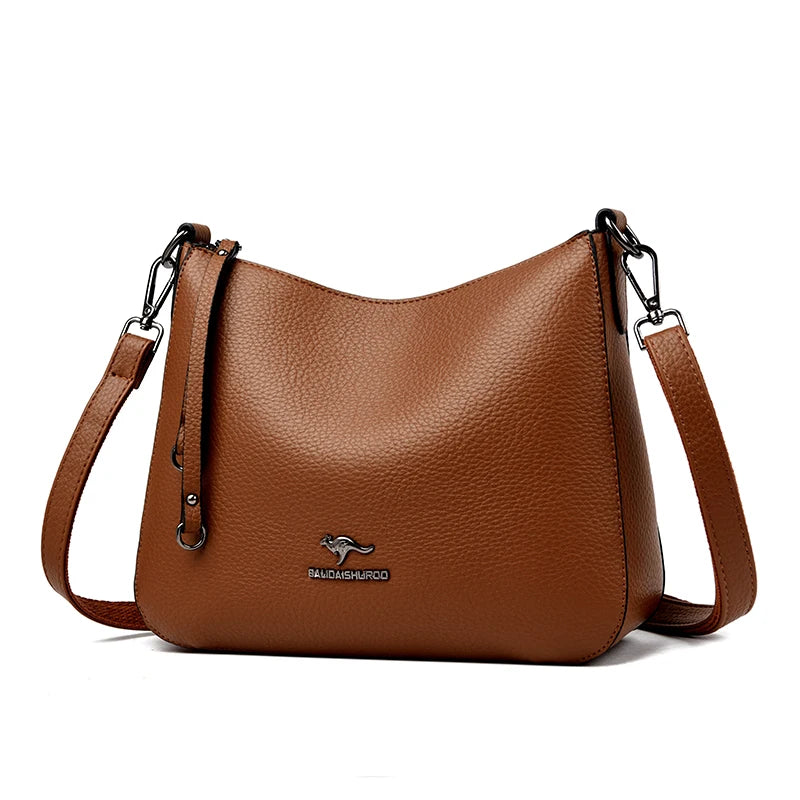 Luxury Leather Large Capacity Handbags Women Bags Designer Tote Bag Shoulder Crossbody Sac Ladies Shopping Messenger Bags