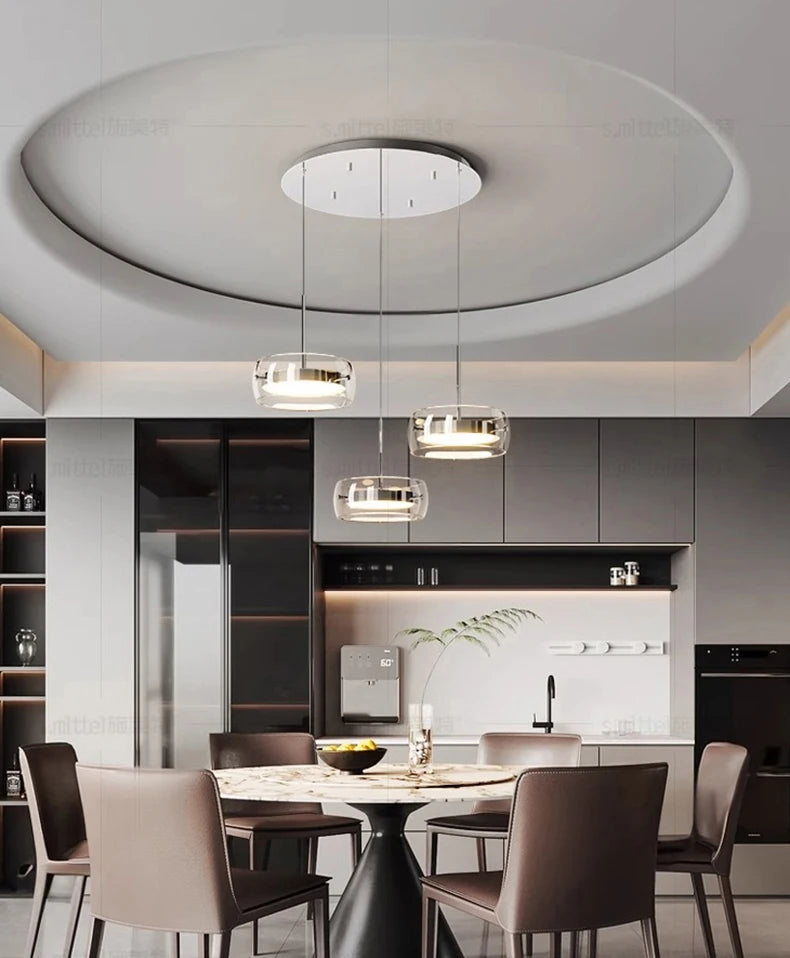 Modern home decor led lights pendant light lamps forstaircase Chandeliers for living room hanging light indoor lighting