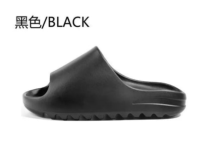 MENG PAI Thick Soled Eva Fashion Slides Soft Summer Slippers Comfortable Beach Sandals Casual Home Shoes For Men And Women
