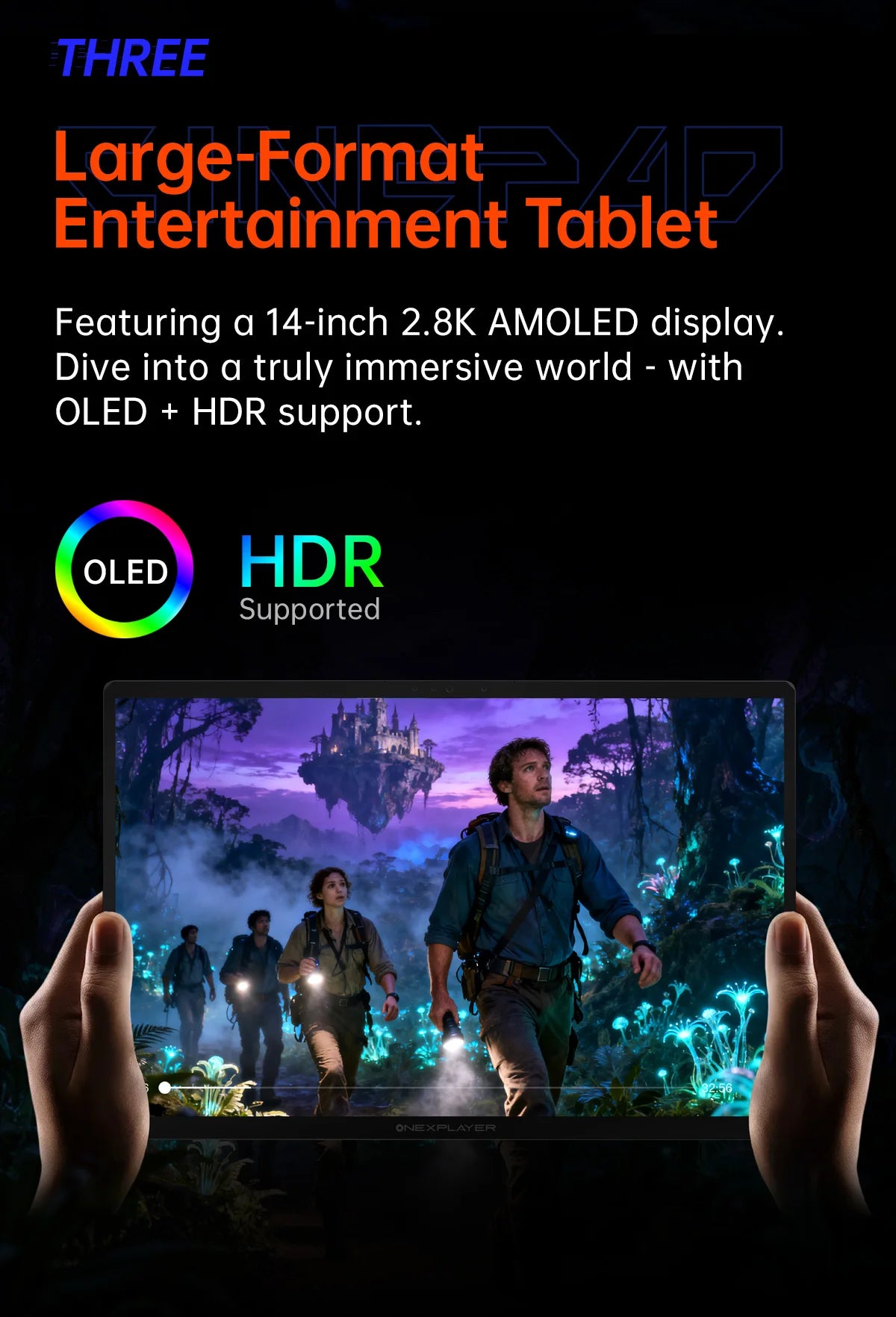 OneXPlayer Super V 2-in-1 Portable Gaming Tablet Laptop Intel Ultra X7 358H OLED Touch Screen Mini AI Workstation