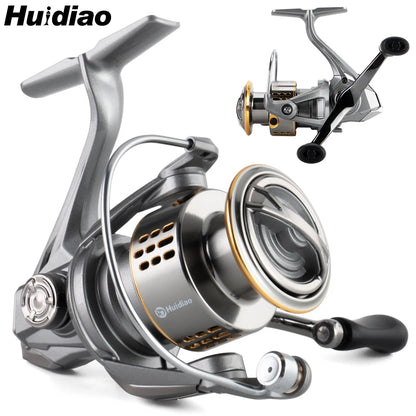 Huidiao ZA All-Purpose Spinning Reel 2000-7000 Fishing Reel 16kg Max Drag 5.2:1 Metal Spool/Handle for Freshwater Saltwater
