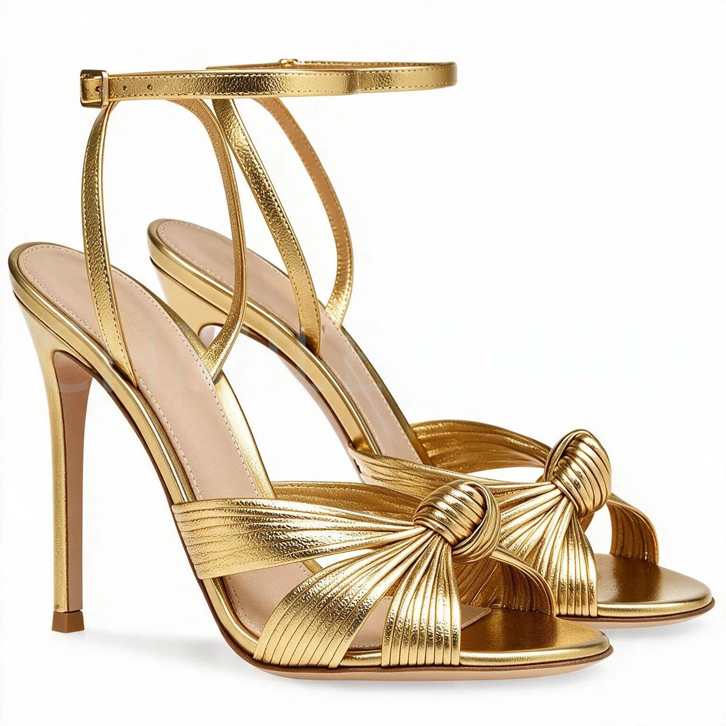 【Measure Your Feet Length Before Order】Strappr Luxury Sandals Elegant Women's Designer Ladies High Heeled Wedding Shoes 7-I-SL-3