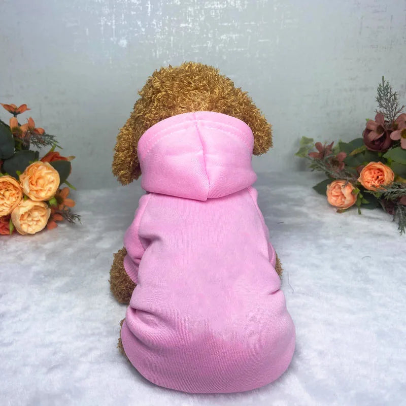 Winter Dog Clothes Sport Hoodies Sweatshirts Warm Coat Clothing Autumn for Small Medium Large Dogs Big Pets Puppy Hooded Sweats