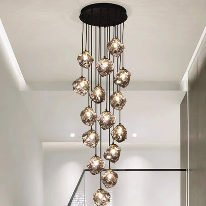 Modern home decor led lights pendant light lamps forstaircase Chandeliers for living room hanging light indoor lighting
