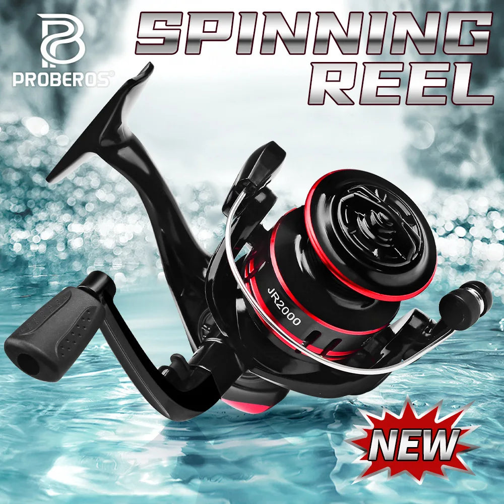 Ultralight Spinning Fishing Reel 2000 Size 5.2:1 1BB 5KG Max Drag Metal Spool Left Right Handle Saltwater Freshwater Lure Tackle