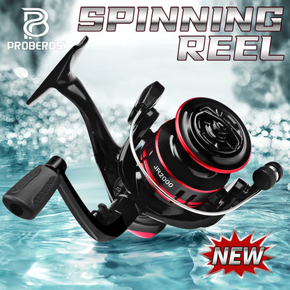 Ultralight Spinning Fishing Reel 2000 Size 5.2:1 1BB 5KG Max Drag Metal Spool Left Right Handle Saltwater Freshwater Lure Tackle