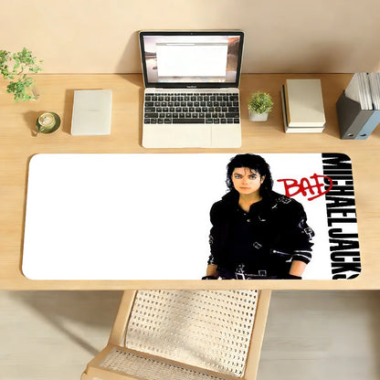Classic Singer M-Michael Jackson Mouse Pad For Office Gaming And Keyboards Non-Slip Large Waterproof