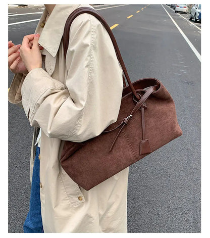 Women's PU Leather Shoulder Bag 2026 Winter New Fashion Retro Underarm Bag Luxury Brand Designer Handbags and Purses Tote Bags