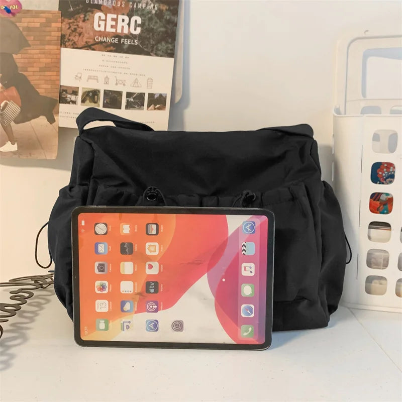 New Crossbody Bags for Women Youth Men Fashion Casual Large Capacity Handbags Shoulder Bags Solid Color Ladies Messenger Bag