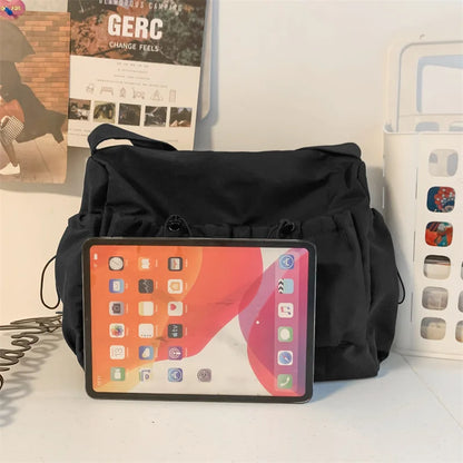 New Crossbody Bags for Women Youth Men Fashion Casual Large Capacity Handbags Shoulder Bags Solid Color Ladies Messenger Bag