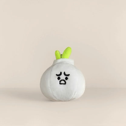 Cartoon Cute Fruit and Vegetable Plush Series Keychain Toy Peach Pear Cherry Doll Smiling Face Fruit Decoration Pet Gift