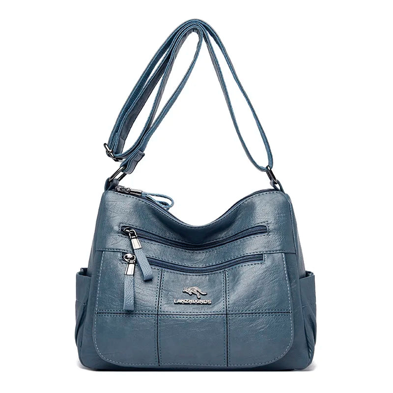 High Quality Leather Luxury Handbags Ladies Bag Designer Shoulder Crossbody Bags For Women 2024 New Bolsa Feminina Sac A Main