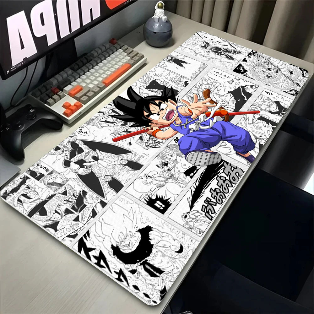 Mousepad Computer New Goku Mouse Pads Dragon Balls Keyboard Pad Cool Mouse Mat Gamer Soft Office PC Carpet Table Mat Desktop Mat