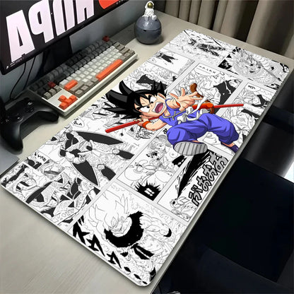 Mousepad Computer New Goku Mouse Pads Dragon Balls Keyboard Pad Cool Mouse Mat Gamer Soft Office PC Carpet Table Mat Desktop Mat