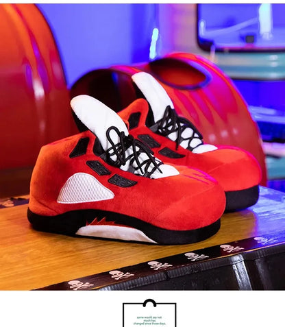 Fashionable High-top house Slippers, soft fluffy as clouds,Warm anti-slip winter slipper with thick soles for men women children