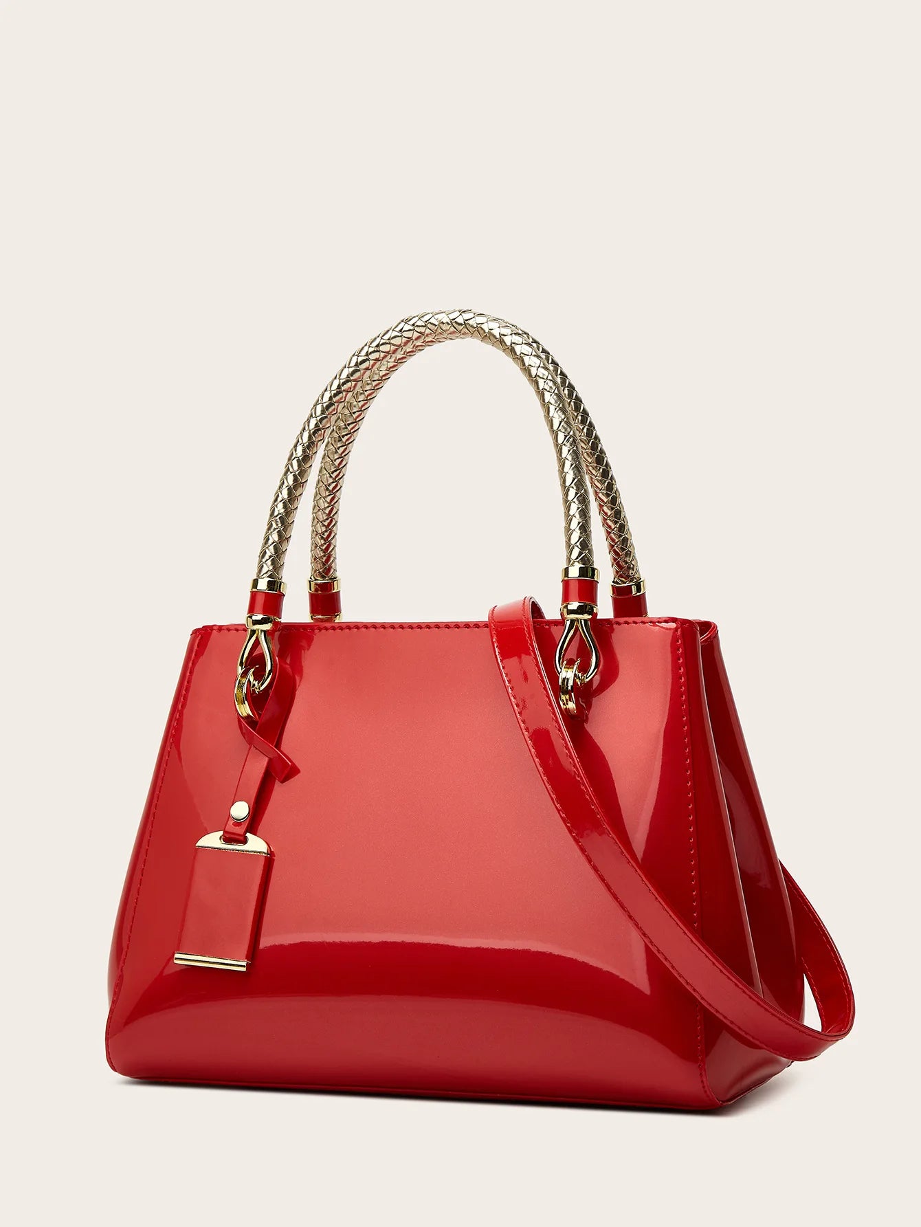 Faux Leather Handbags for Woman 2026 Luxury Bags Designers Evening Party Handbag Ladies Bag Wine Rose Red Navy Pink Beige Black