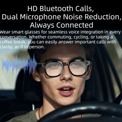 Real-time Translation AI Smart Glasses Anti-Blue Light 1080P Video Recording Smart AI Glasses Waterproof Bluetooth Audio