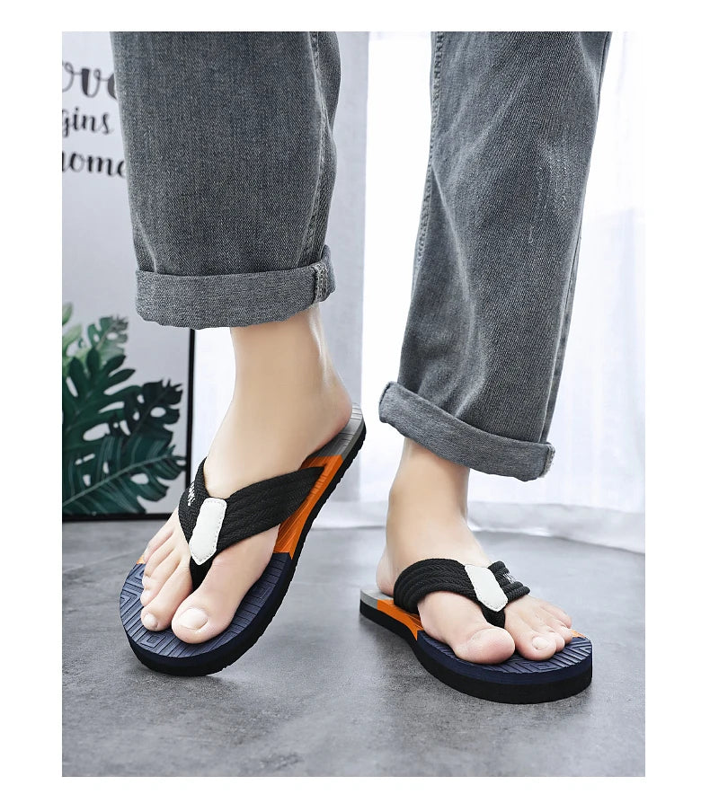 Men's Summer Flip Flops EVA Non Slip Slippers Soft High Quality Sandals Beach Indoor Slides Ultralight Fashion Orginal Shoes