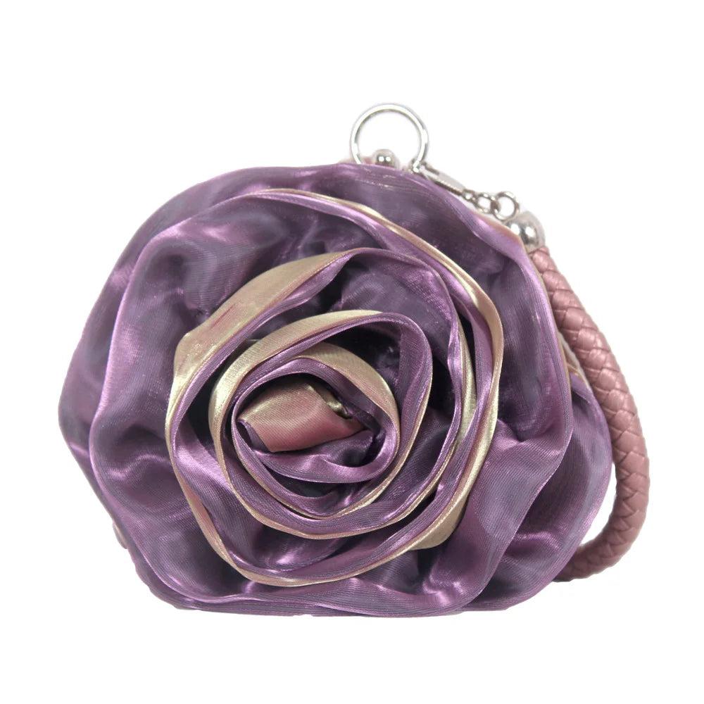 Party Clutch Fairy Hostess Flower Silk Mini Banquet Lipstick Key Purse Luxury Tote Designer Lady Prom Crossbody Handbags