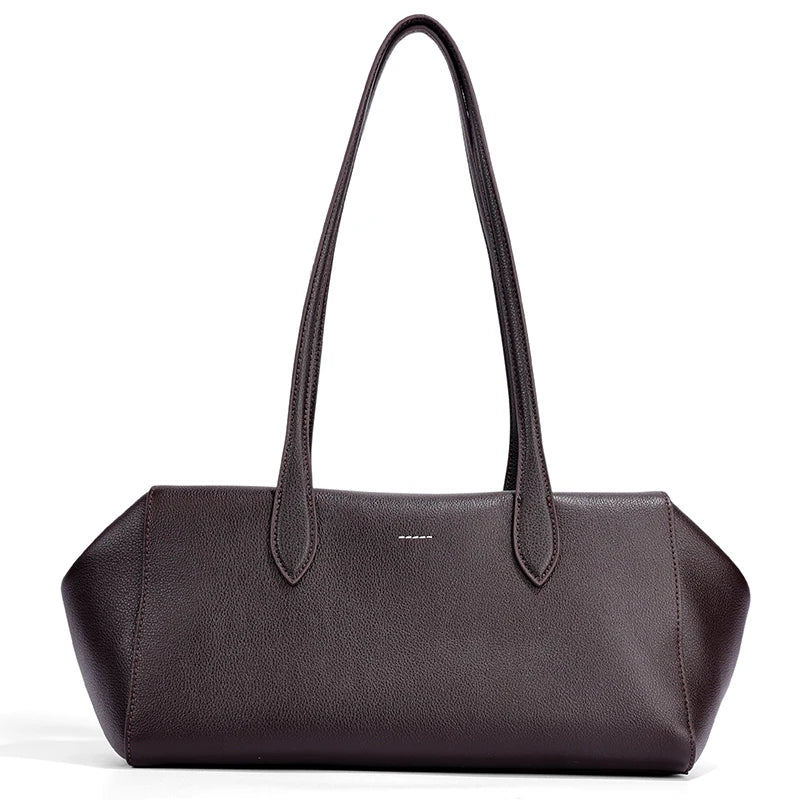 New Women's Natural Suede Leather long handle Shoulder Bag Luxury Designe Genuine Suede Leather Handbags Shopping Underarm Bag
