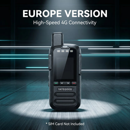 Walkie Talkie  POC Radio 100KM  Handheld Network  SOS Function Global 5000KM 3G 4G POC