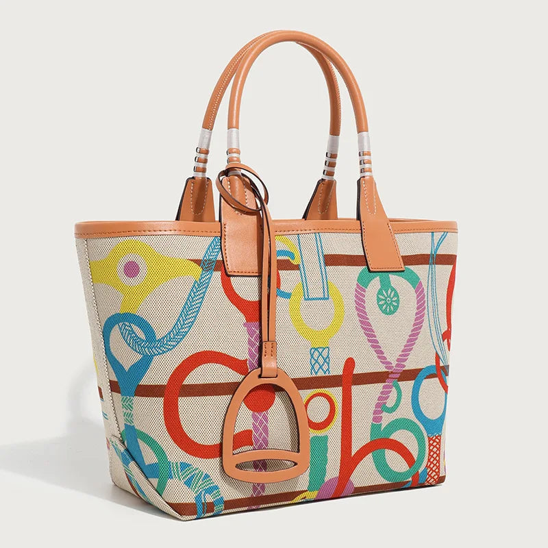 New Fashion Women's Tote Bag Trend Brand Versatile Shoulder Bag High Quality Temperament Crossbody Bag Designer Luxury Handbag