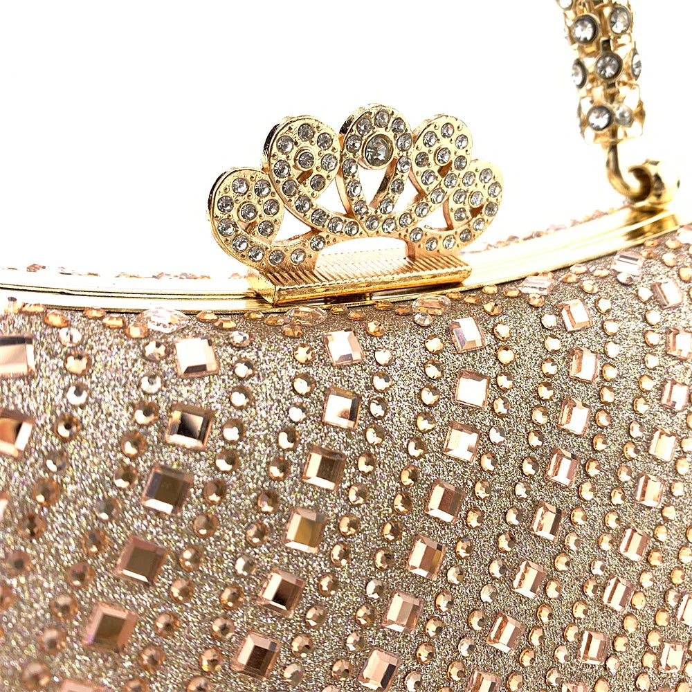 Elegant Purse Trend Luxury Designer Chain Shoulder Bag Women's Handbags Wallets Evening Bags for Wedding Bolso 2026 New Gift