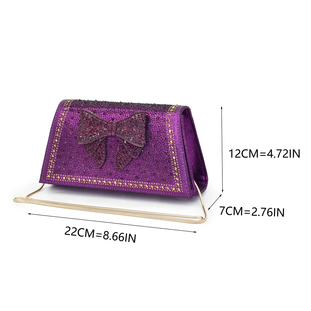 New Arrival Matching Shoes and Bag for Women for Weddings Shoe and Bag Set for Nigeria Party Italy Luxury Designer Shoes Women