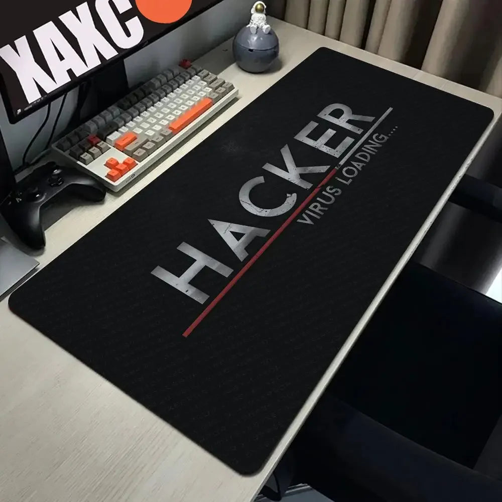 Hacker mouse pad game player mouse pad rubber non-slip table mat game accessories computer professional keyboard pad oversized