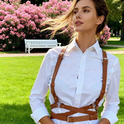 Women Fashion Punk Harness Belts Harajuku Chest Harness Corsett Belt Suspenders for Women Waist Belt Gothic Clothing Accessories
