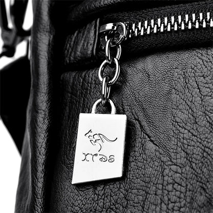 Women's Crocodile Pattern Backpack Leather School Bookbags for Girls Bagpack Large Capacity Designer Travel Rucksack Mochilas