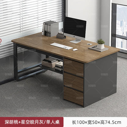 FG Display Luxury Office Desk Bedroom Reception Design Drawers Office Desk Unique Storage Universal Tavolino Postmodern Furnitur