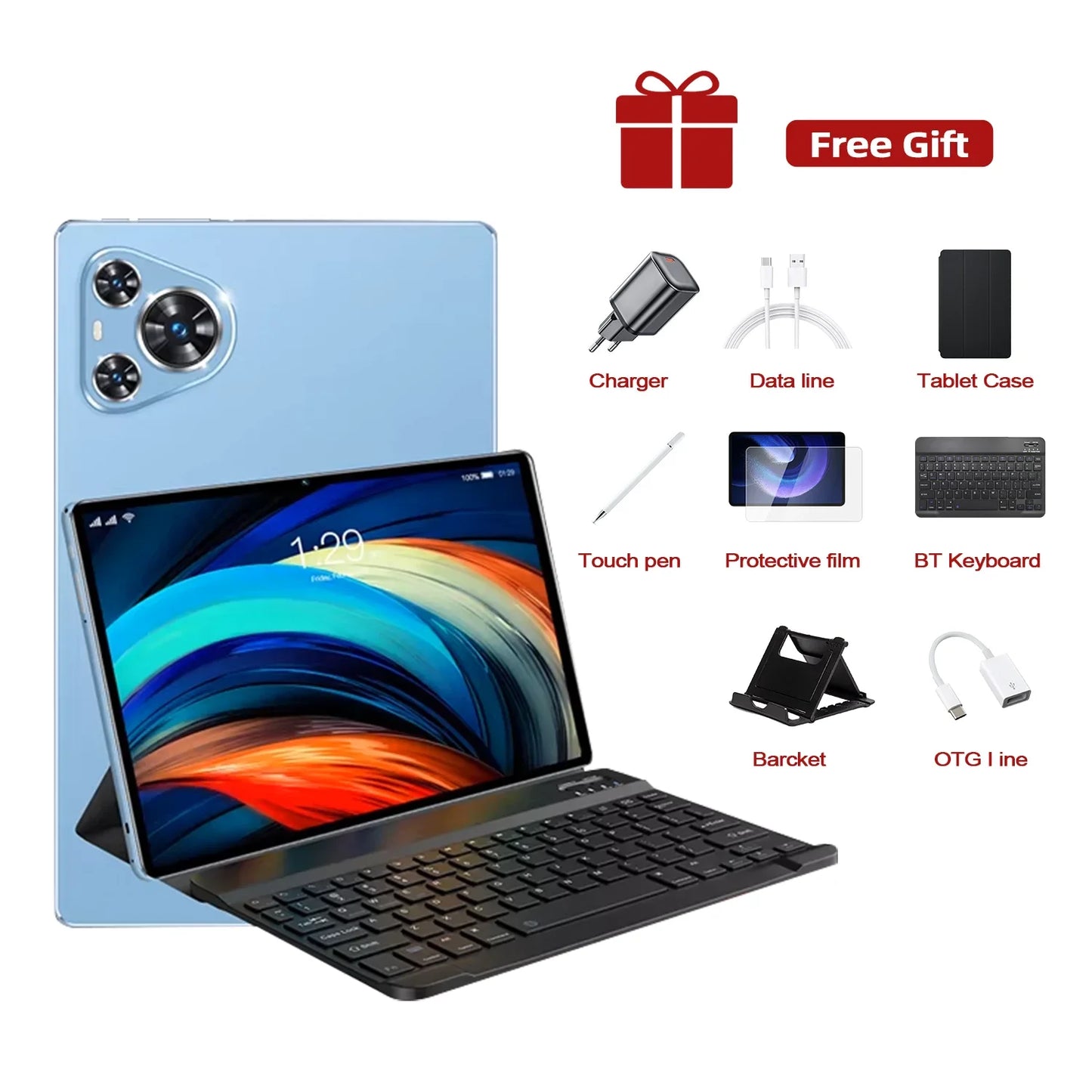 2026 New Original Pad 16 PRO Snapdragon 8Gen3 Android Tablet 16 11Inch Hd 24Gb+2Tb 20000 Mah 5g DualSim Bluetooth Wifi TabletsPc