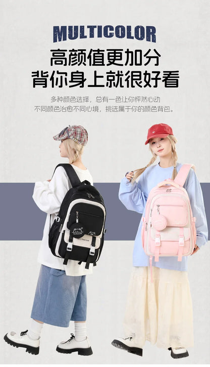 Waterproof light Weight Girls Backpacks School Bags for women Fashion travel bag printing child School Backpack mochila infantil