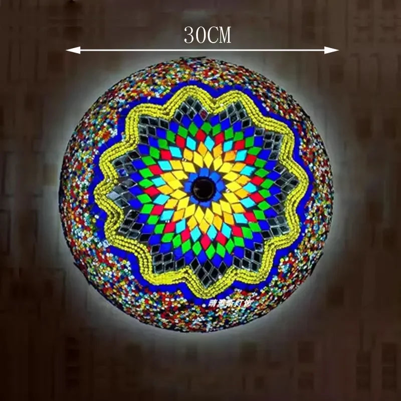 Stained Glass Ceiling Lamps Led Lights for Living Room Bedroom Chandelier Kitchen Lighting Fixture Tiffany Home Luminaria Decor