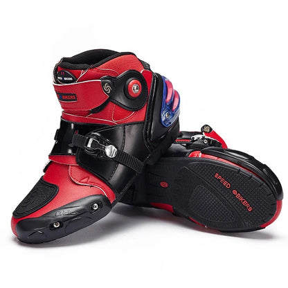 Hots PRO-BIKE Waterproof All-season Motorcycle Riding Shoes for Men and Women Off-road Racing Boots Motorbike Rider Boots