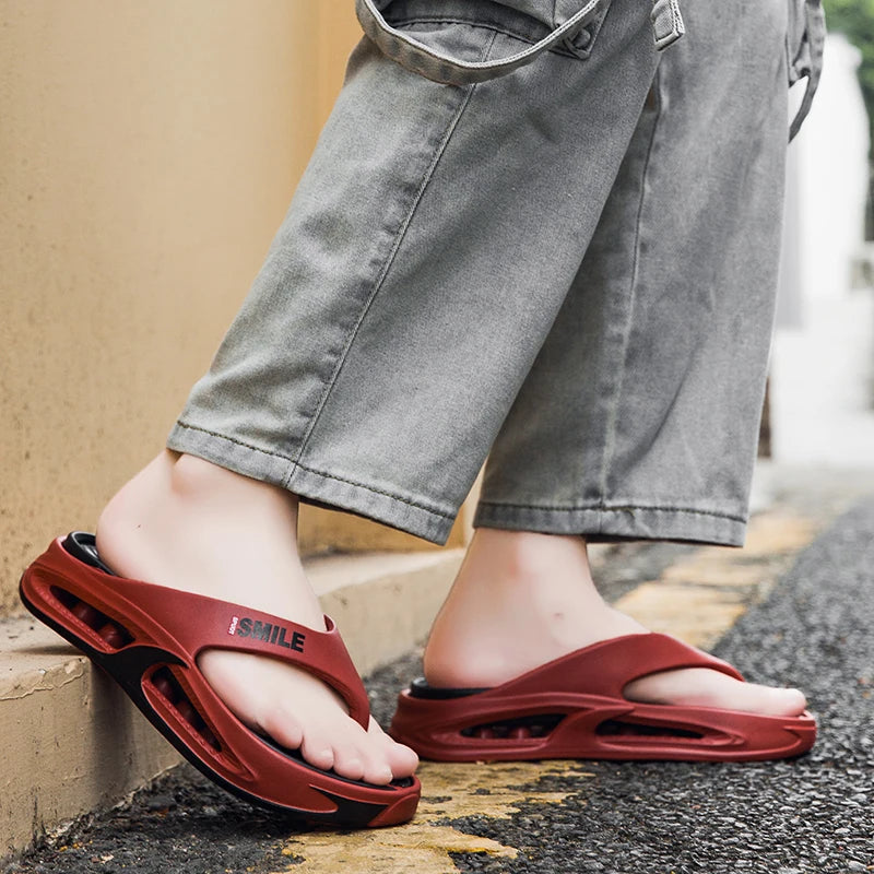 Summer Men's Slippers EVA Flip Flops Indoor Outdoor Comfortable Soft Slides Casual Shoes Men Beach Sandals Male House Slippers