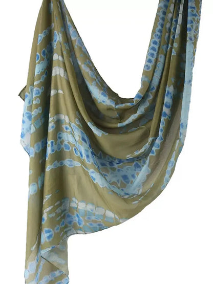 1Pcs Ramadan Hijab for Women Crocodile Print Bohemian Watercolor Soft Muslim Hijabs Floral Breathable Shawl Wrap Scarf Headscarf