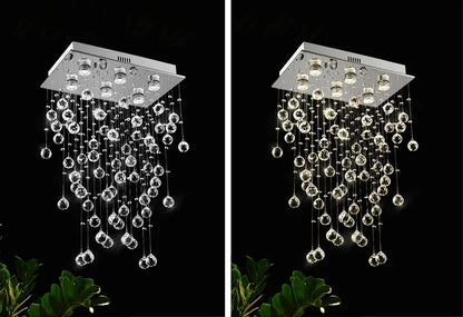 Modern Led Crystal Chandelier For Living Dining Room Luxury Kitchen Indoor Lighting Creative Home Decor Lamp K9 Cristal Lustre