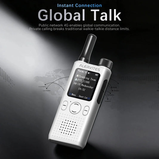 2PC BAOFENG AT1 Walkie Talkie 4G/5G Radio POC Unlimited Distance Group Call 2200mAh OLA PTT Portable Ham Radio 2PCS EU Version