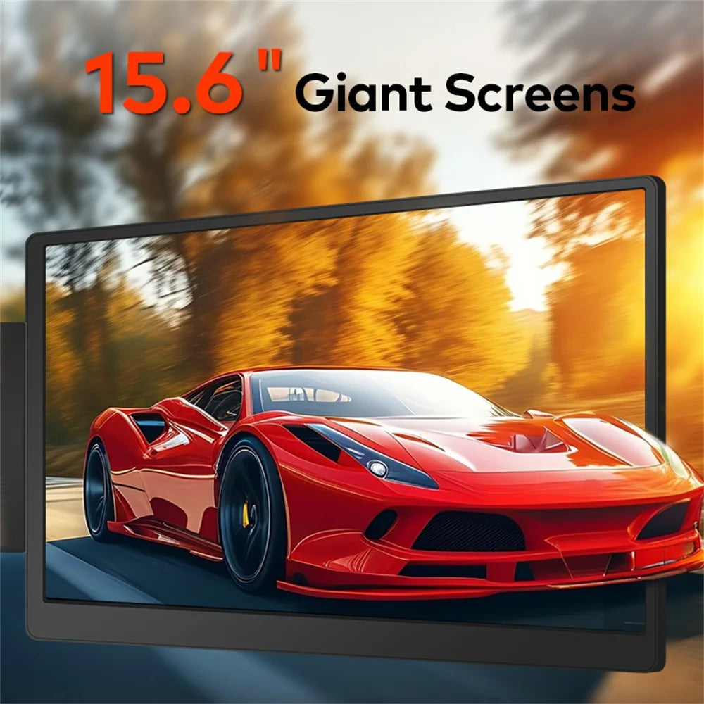 Rospider 15.6 Inch Dual Screen Extender Display FHD IPS Triple Expandable Monitor High Definition for Laptop Productivity
